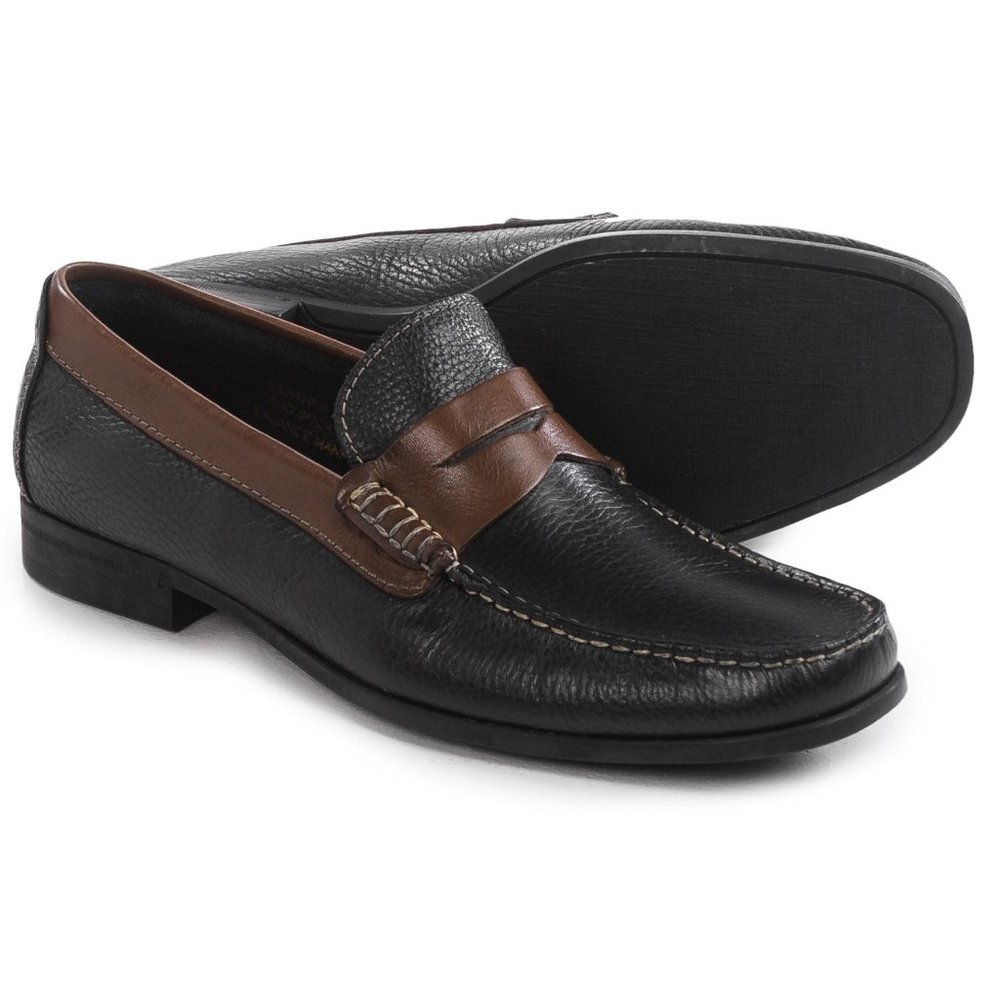 Florsheim Franklin Penny Loafers are with textured leather (NWOT) Size 9